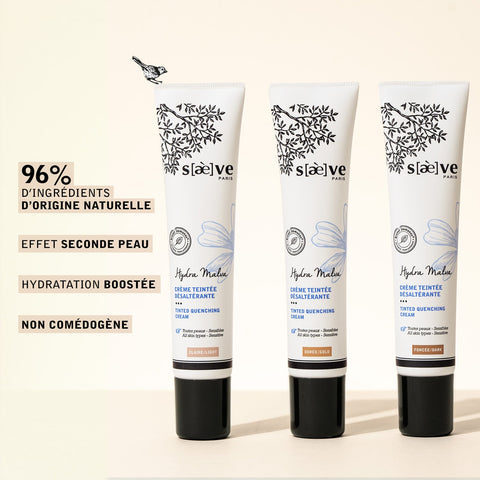 Crème Teintée Désaltérante Hydra Malva - Teinte Dorée - Saeve Paris