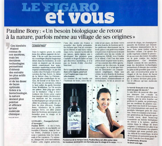Le Figaro et Pauline Bony : l’interview ! - Saeve Paris