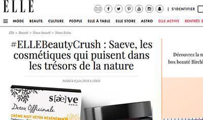 Le gros BeautyCrush de Elle ! - Saeve Paris