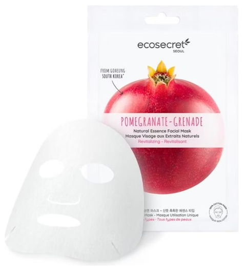 Ecosecret Seoul Masque Visage aux Extraits Naturels de Grenade