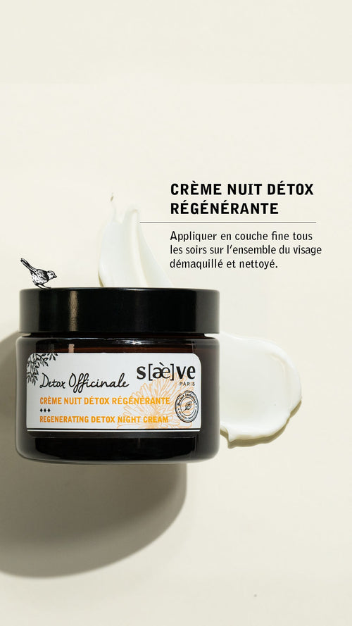 Crème Nuit Détox Régénérante – 50 ml - Saeve Paris